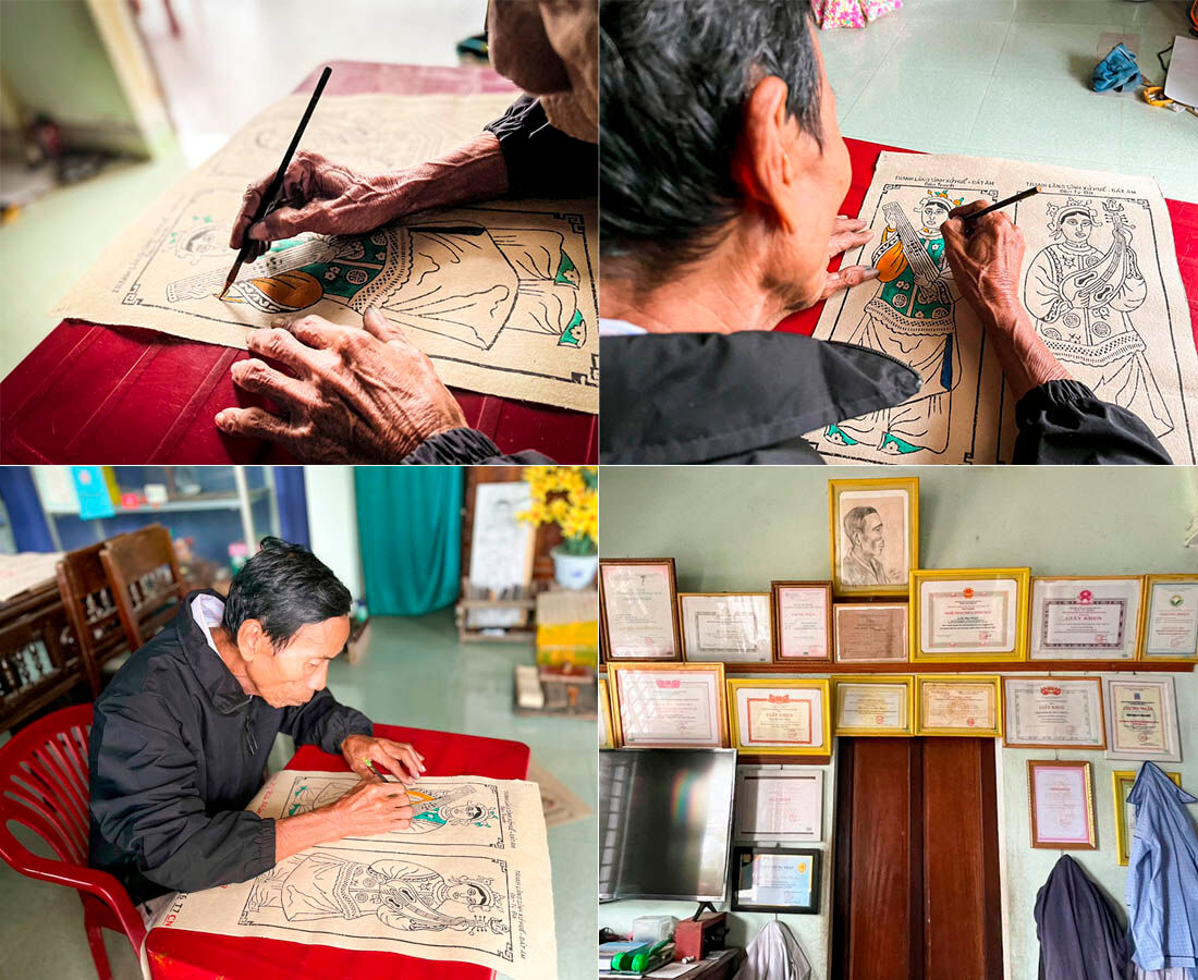 Admire the vibrant heritage of Sinh’s 400-year-old craft